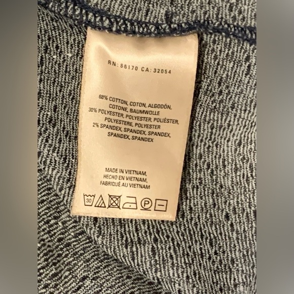 Excellent Condition, Maeve Navy & White Tweed Pencil Skirt w/ Back Zip, Sz Small - Picture 6 of 8